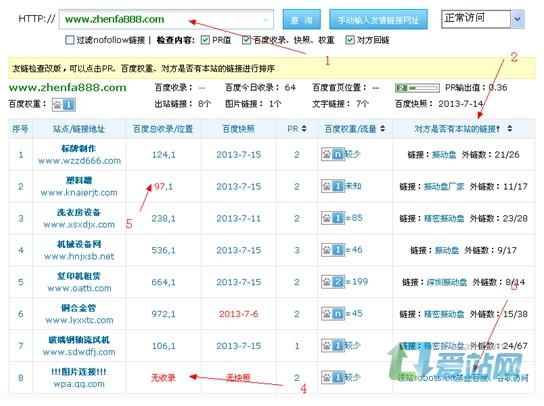 章丘友情链接检查工具的使用